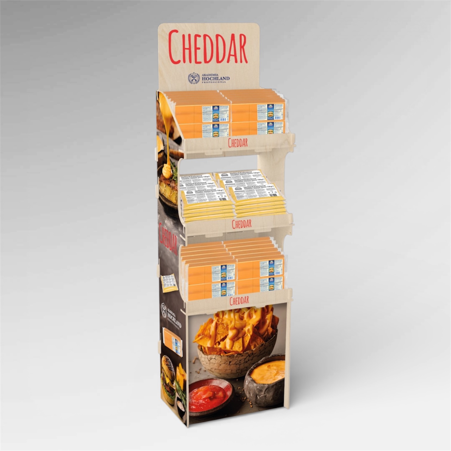 Display Cheddar Hochland